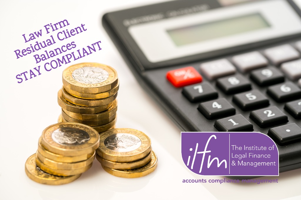ILFM advice on law firm residual client balances