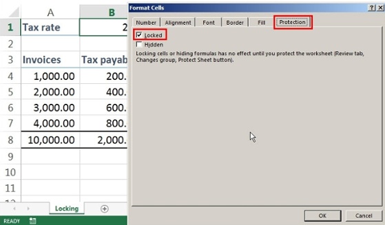 earn-Excel-Lock-cells
